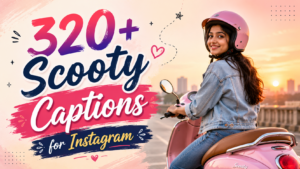 320+ New Scooty Captions for Instagram to Show Your Ride Style 