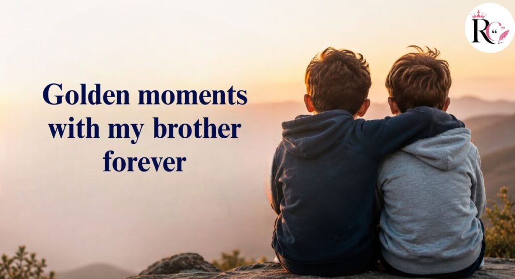 Aesthetic Brother Captions for Instagram