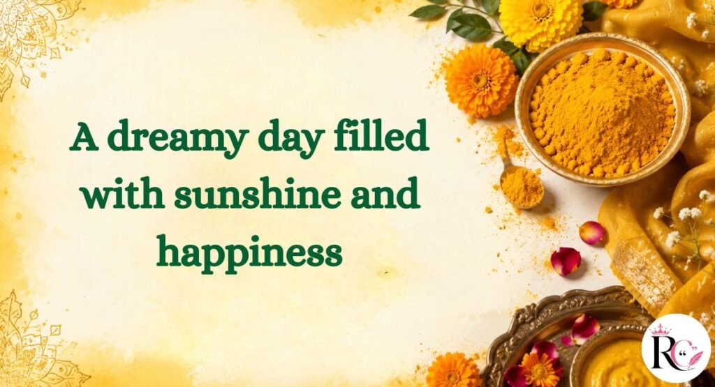 Aesthetic Haldi Captions for Instagram
