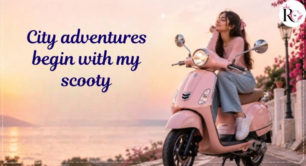City Ride Scooty Captions for Instagram