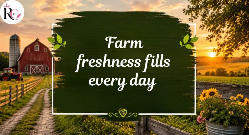 Dairy Farm Captions for Instagram