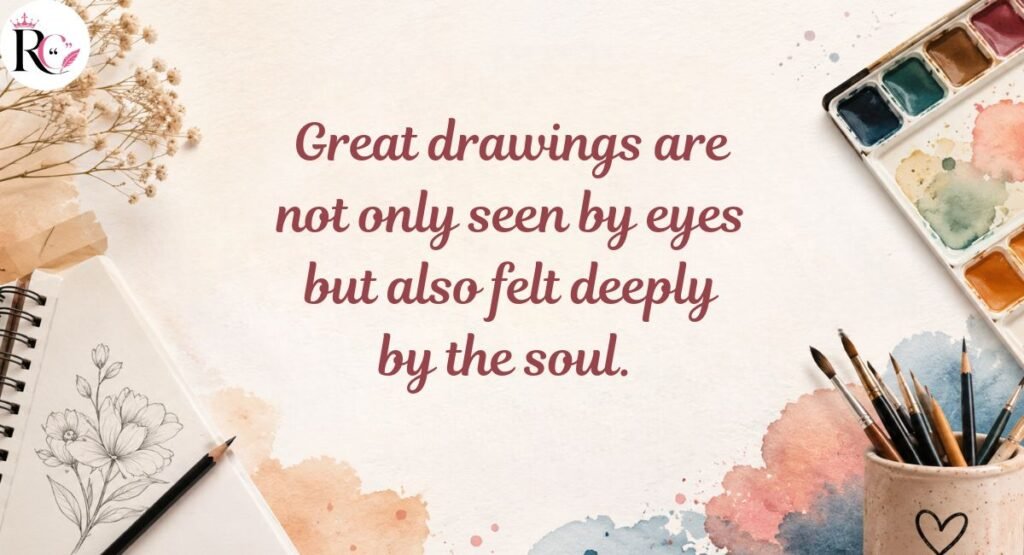 Famous Drawing Quotes for Instagram