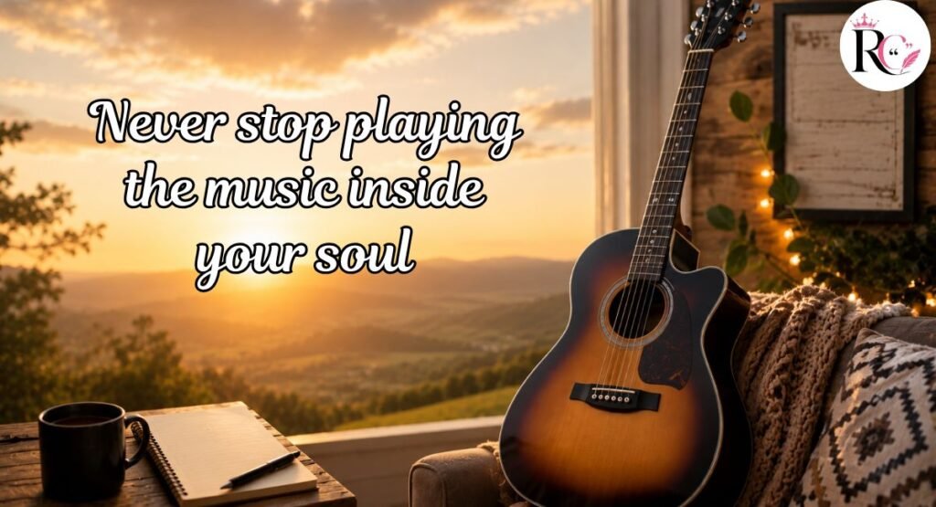 Inspirational Guitar Captions for Instagram