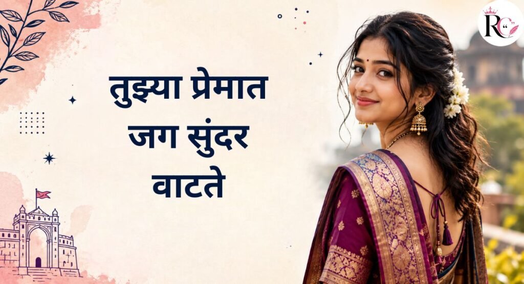 Romantic Marathi Mulgi Captions for Instagram