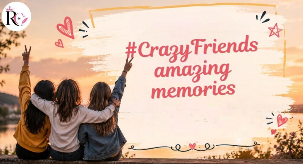 Trendy Hashtags Trio Friends Captions
