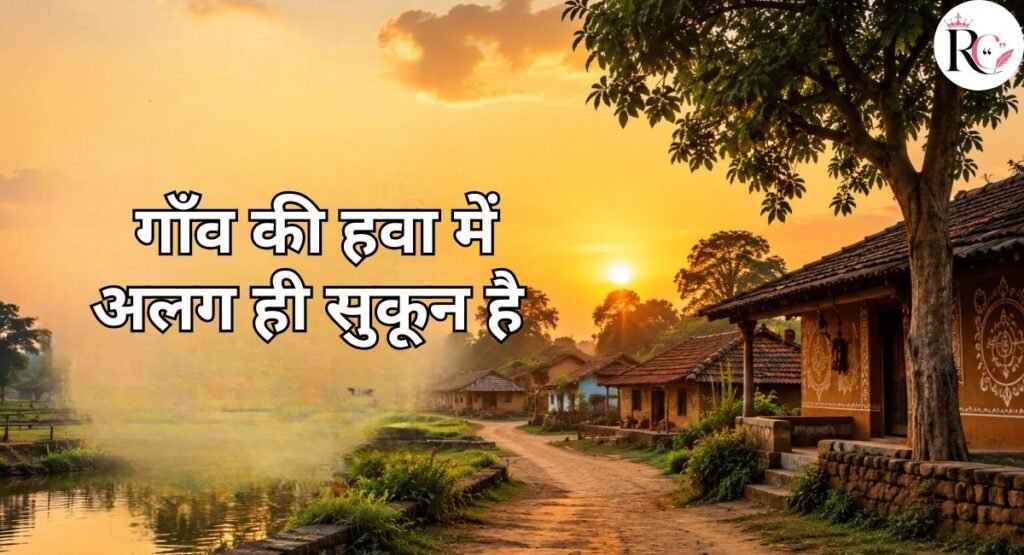 Village Captions for Instagram in Hindi