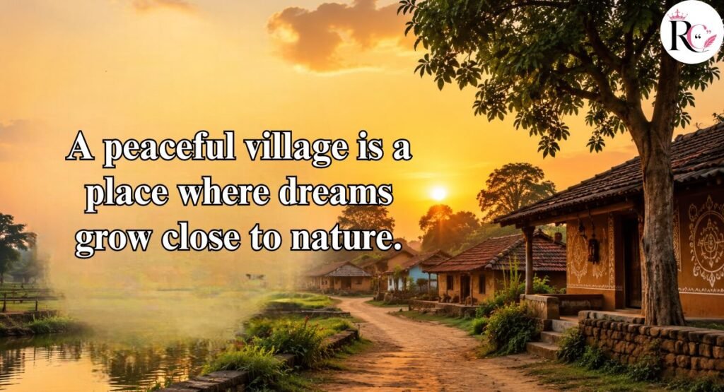 Village Quotes for Instagram in English