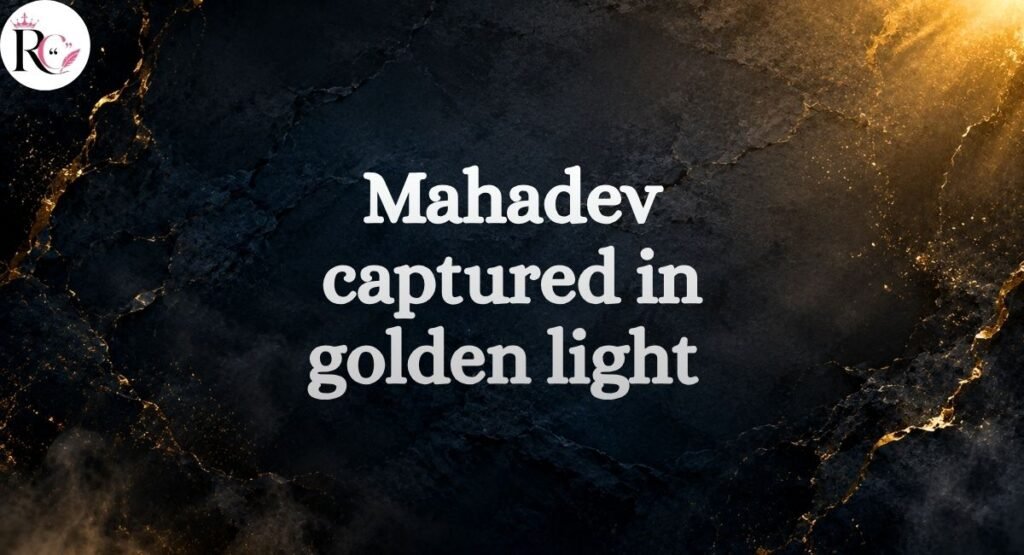 Aesthetic Mahadev Captions for Instagram