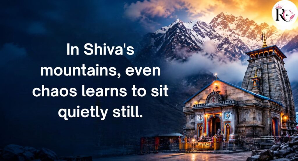 Deep Lord Shiva Kedarnath Quotes