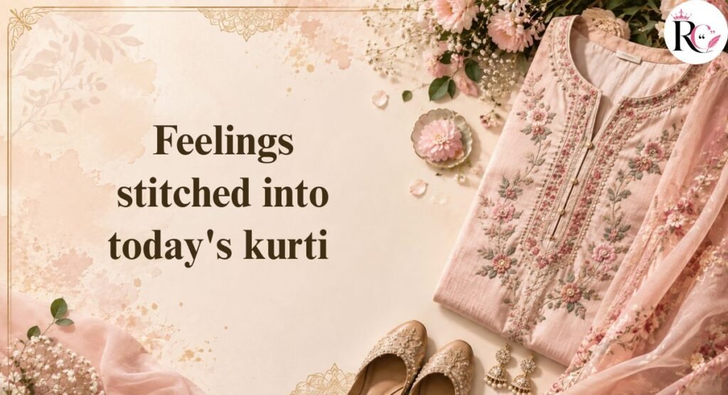 Expressive Kurti Caption for Instagram