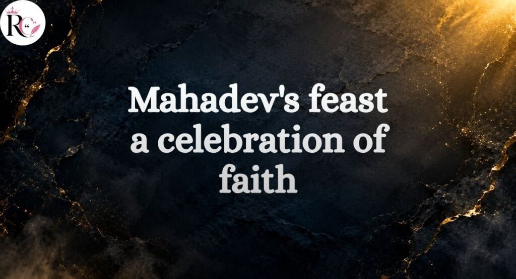 Food and Feasts Mahadev Captions