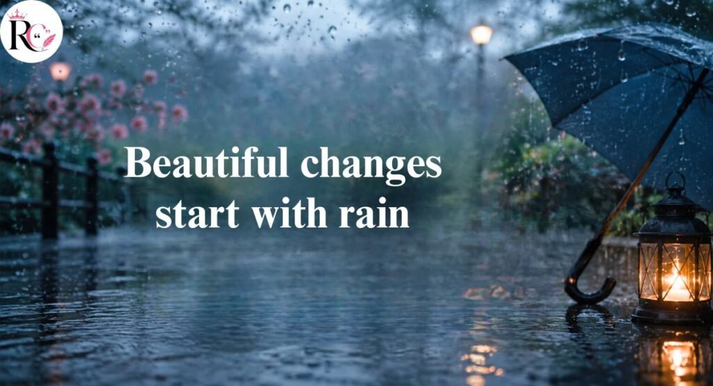 Inspirational Rain Captions for Instagram