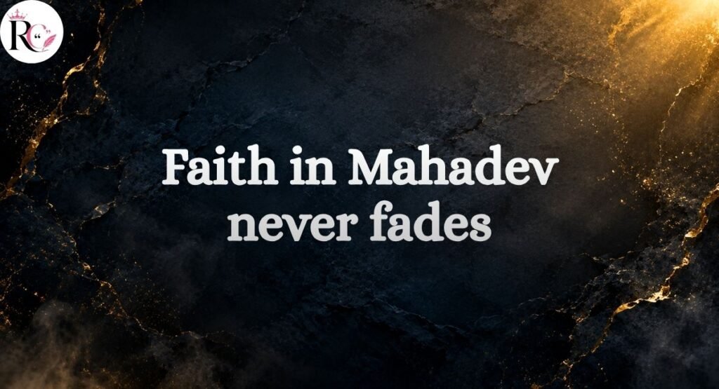 Mahadev Captions for Instagram in English