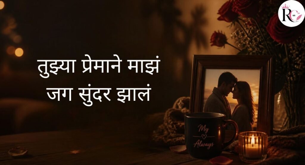 Marathi Captions to Express Love for Your Husband