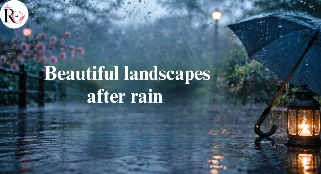 Nature Rain Captions for Instagram