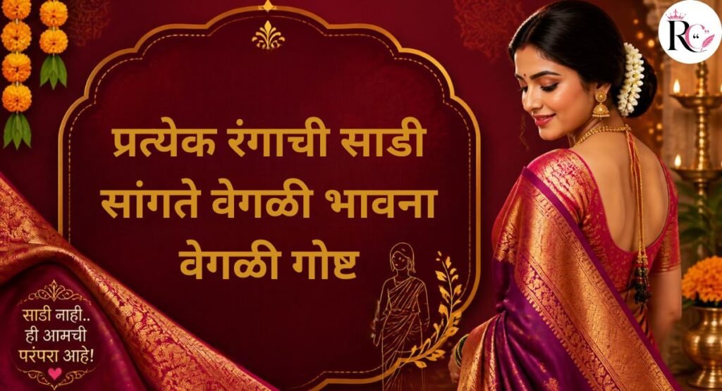 Saree Quotes for Instagram in Marathi