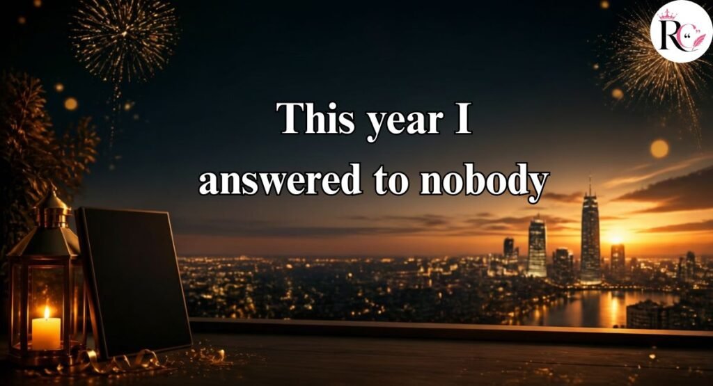 Savage Year End Captions for a Fearless Farewell
